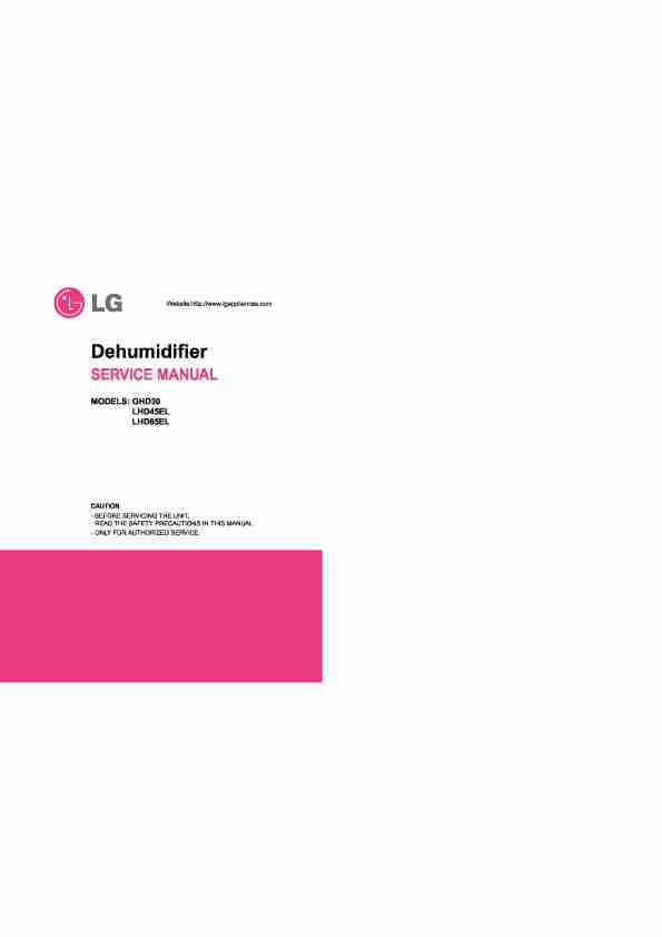 LG Electronics Dehumidifier GHD30-page_pdf